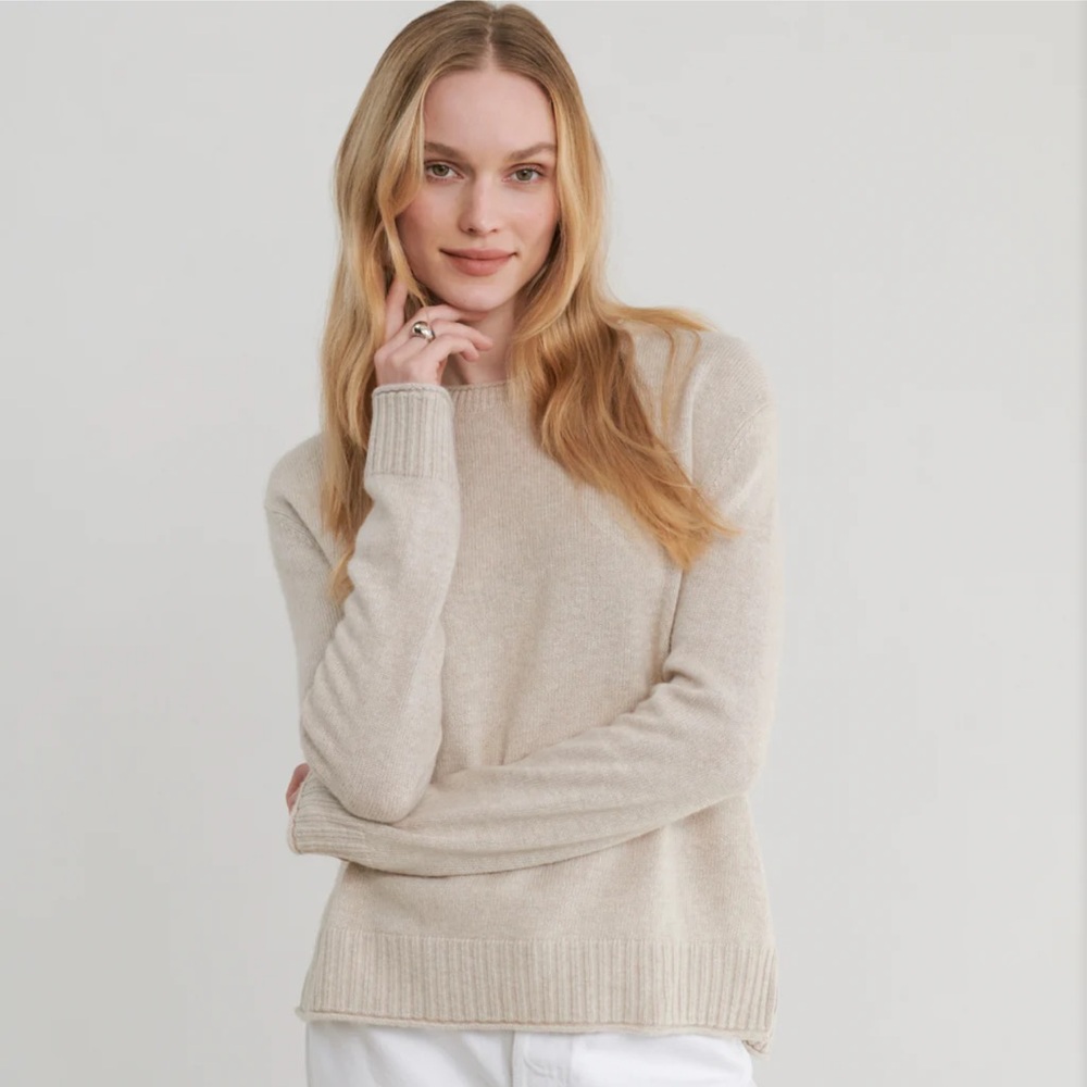 Jenni Kayne Everyday Sweater in Oatmeal